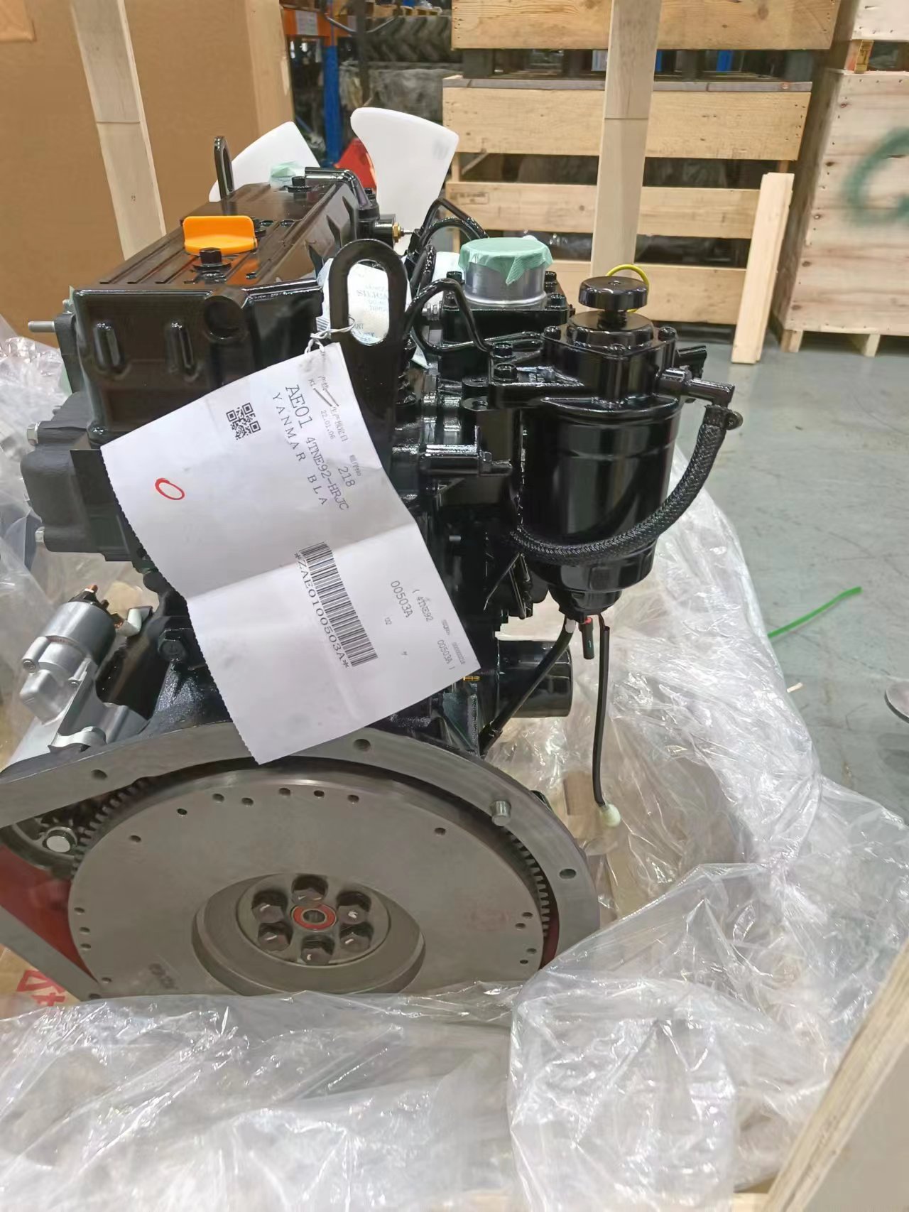 Brand‑new Yanmar 4TNE92‑HRJC complete diesel engine for forklift